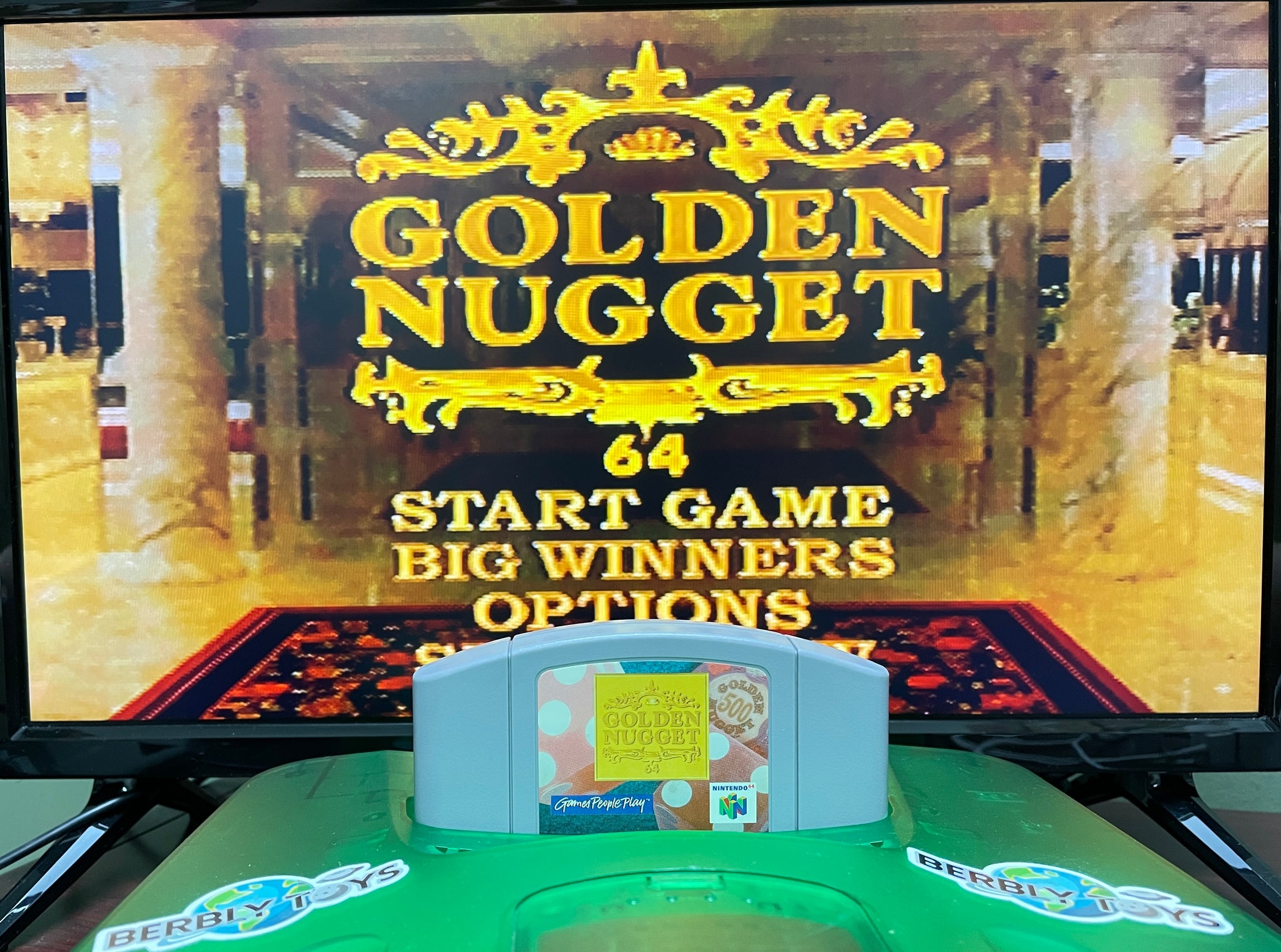 Golden Nugget 64 Nintendo 64 N64 Original Game | 1998 Tested