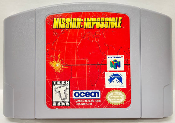 Mission Impossible Nintendo 64 N64 Original Game | 1998 Tested & Cleaned
