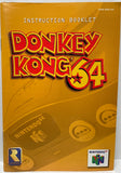 Donkey Kong 64 Nintendo 64 N64 Original Game with Manual | 1999 Tested Cleaned | Authentic