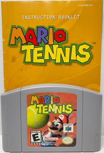 Mario Tennis Nintendo 64 N64 Original Game with Booklet | 2000 Tested & Cleaned | Authentic