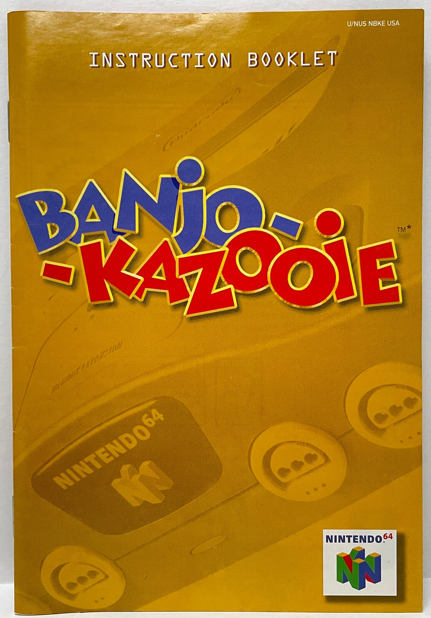 Banjo-Kazooie Nintendo 64 N64 Original Game with Booklet