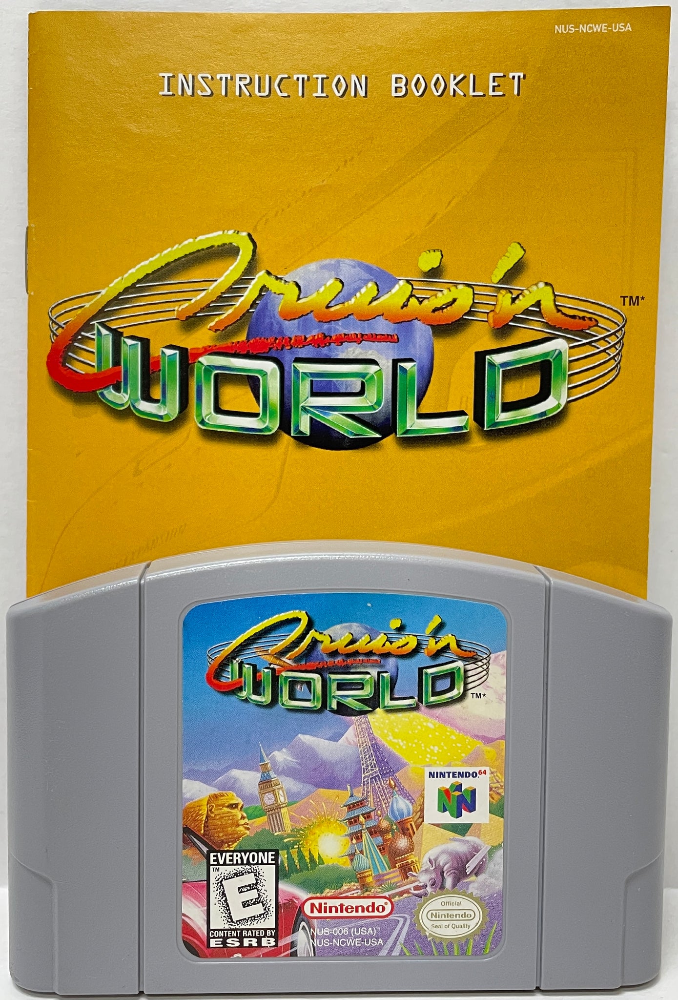 Cruis'n World 64 N64 Original Game Booklet | Tested Berbly Toys