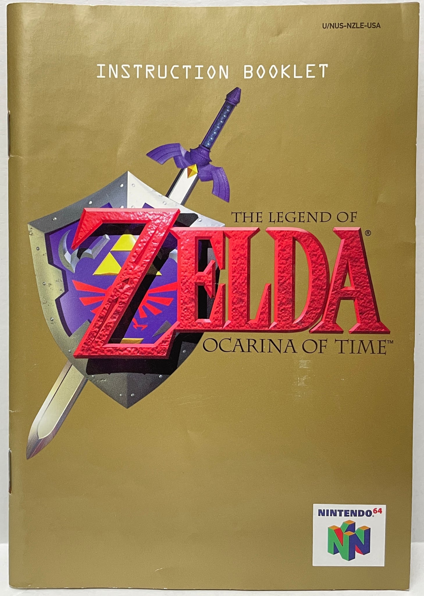 Nintendo 64 Zelda Ocarina of Time USA Box 