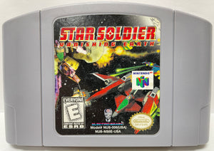 Star Soldier Vanishing Earth Nintendo 64 N64 Original Game | 1998 Tested Cleaned