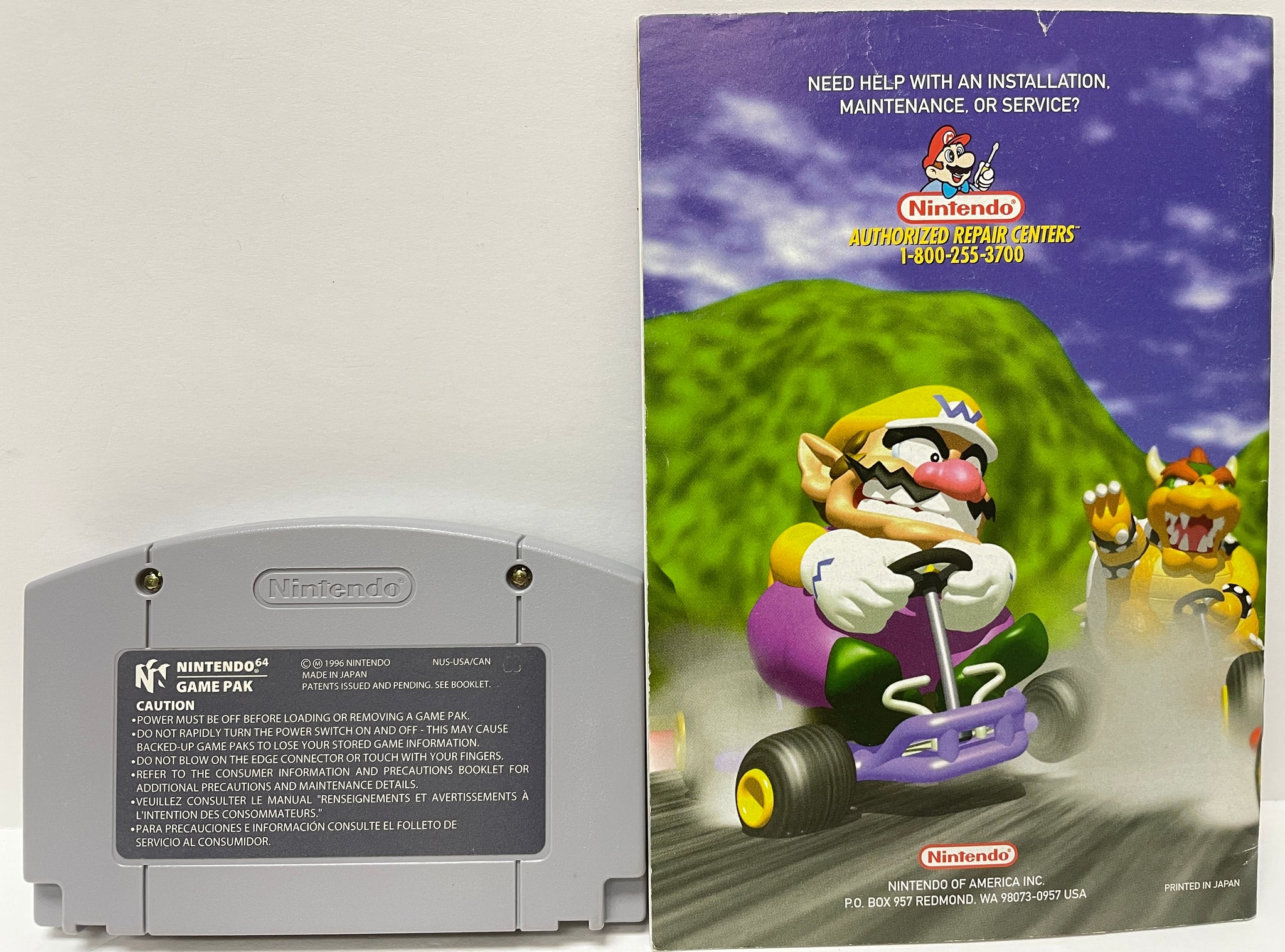 Mario Kart 64 (Nintendo 64, sold 1997) N64 Authentic Cleaned Tested Cartridge Only