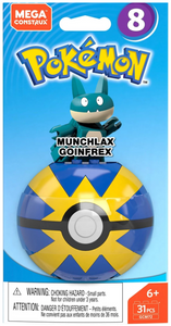 Mega Construx Pokemon Poke Ball Munchlax | Series 8