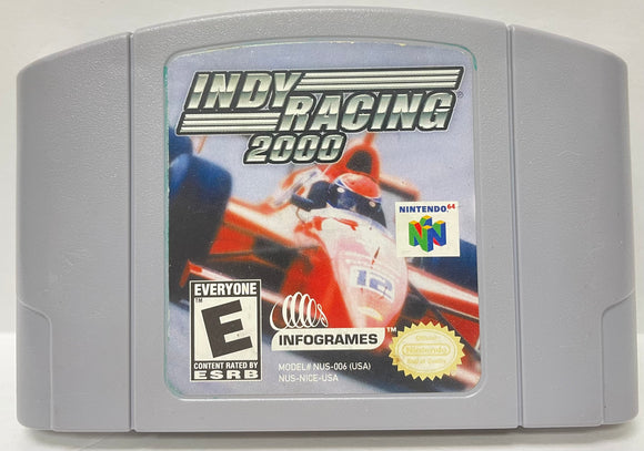 Indy Racing 2000 Nintendo 64 N64 Original Game | 2000 Tested & Cleaned