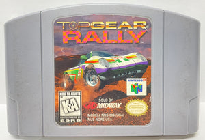 Top Gear Rally Nintendo 64 N64 Original Game | 1997 Tested & Cleaned | Midway