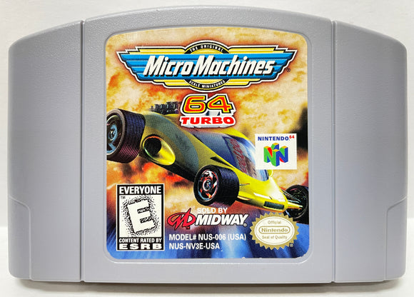 Micro Machines 64 Turbo Nintendo 64 N64 Original Game | 1999 Tested & Cleaned | Authentic