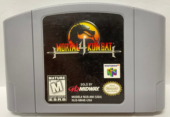 Corona Jumper: Mortal Kombat IV (N64, 1998) + Mortal Kombat Gold