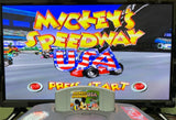 Mickey's Speedway USA Nintendo 64 N64 Original Game | 2000 Tested & Cleaned