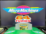 Micro Machines 64 Turbo Nintendo 64 N64 Original Game | 1999 Tested & Cleaned | Authentic