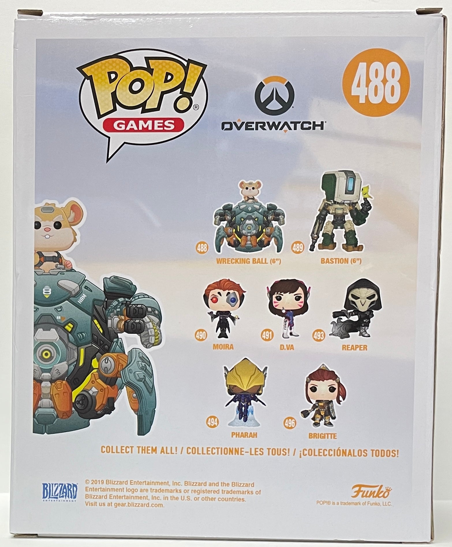 Overwatch Wrecking Ball (Hammond) 6-Inch Funko Pop! Vinyl