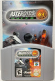 Asteroids Hyper 64 Nintendo 64 N64 Original Game with Booklet | 1999 Tested
