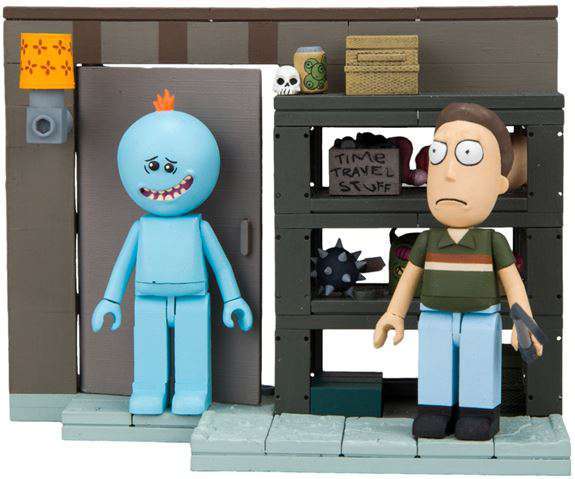 Rick Morty Smith Garage Rack McFarlane Small Construction Set Berbly Toys